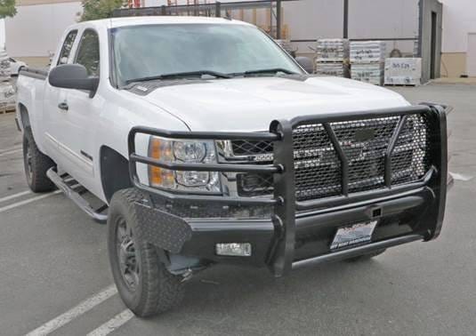 Steelcraft HD10410R 2007 - 2014 Chevy Silverado 2500/3500 HD Bumper Replacements Front Bumper with Receiver - Rugged Truck Gear