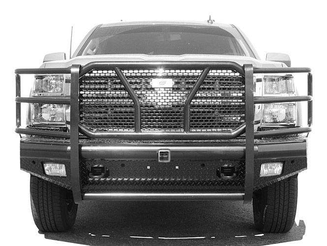 Steelcraft HD10420R 2014 - 2018 Chevy Silverado 1500 HD Bumper Replacements Front Bumper with Receiver - Rugged Truck Gear