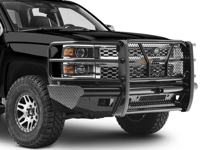 Steelcraft HD10420R 2014 - 2018 Chevy Silverado 1500 HD Bumper Replacements Front Bumper with Receiver - Rugged Truck Gear