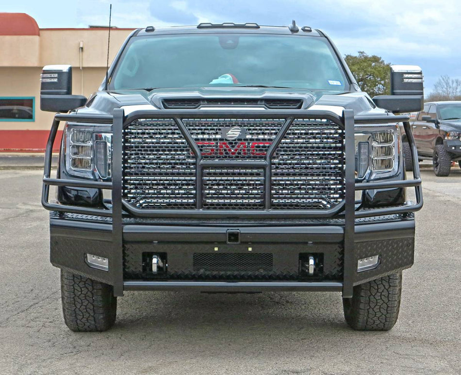 Steelcraft HD10465RC 2020 - 2023 GMC Sierra 2500/3500 HD Bumper Replacements Front Bumper with Receiver - Rugged Truck Gear