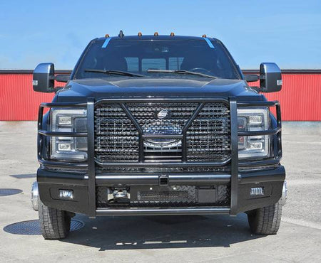 Steelcraft HD11380RCC 2017 - 2022 Ford F250/F350/F450/F550 Super Duty HD Bumper Replacements Front Bumper with Receiver - Rugged Truck Gear