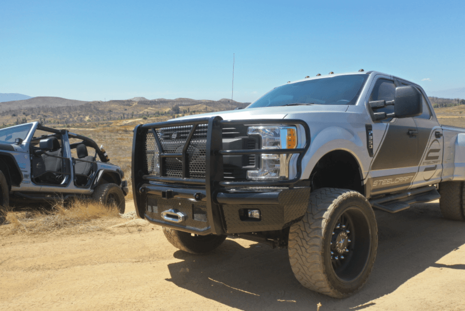 Steelcraft HD11380RCCW 2017 - 2022 Ford F250/F350/F450/F550 Super Duty HD Front Bumper Winch Ready - Rugged Truck Gear