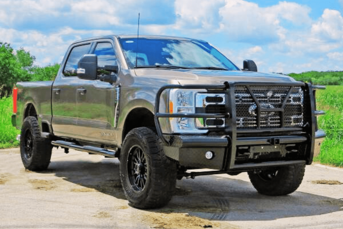 Steelcraft HD11390RCC 2023 - 2024 Ford F250/F350/F450/F550 Super Duty HD Bumper Replacements Front Bumper with Receiver - Rugged Truck Gear