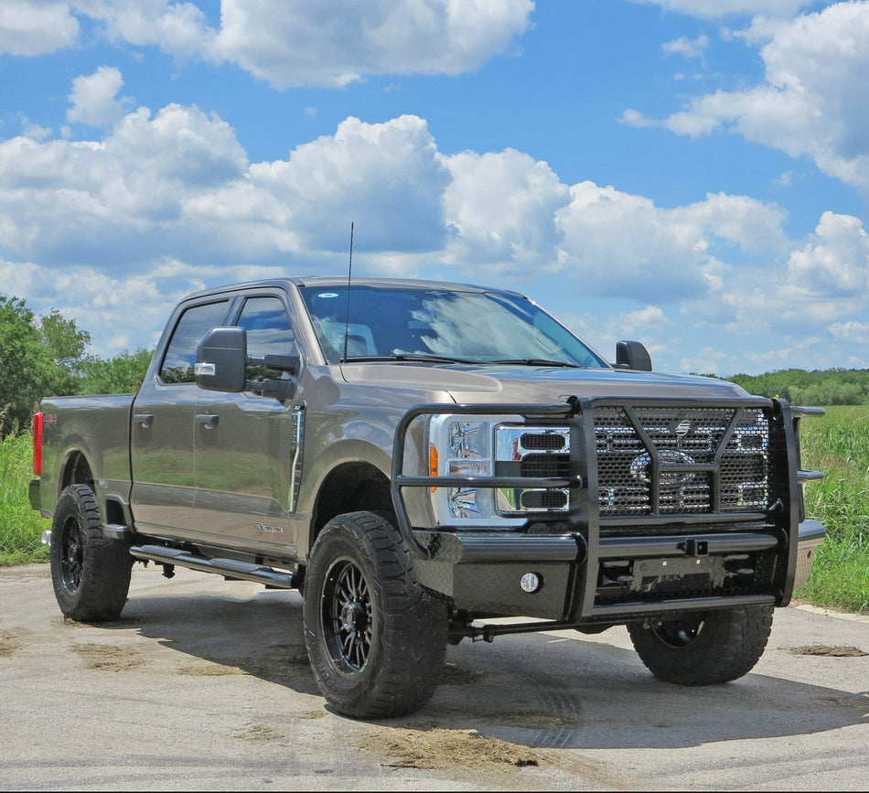 Steelcraft HD11390RCCW 2023 - 2024 Ford F250/F350 Super Duty HD Front Bumper Replacements Winch Ready - Rugged Truck Gear