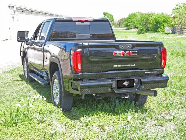 Steelcraft HD20490 2019 - 2024 GMC Sierra 1500 HD Bumper Replacements Rear Bumper - Rugged Truck Gear