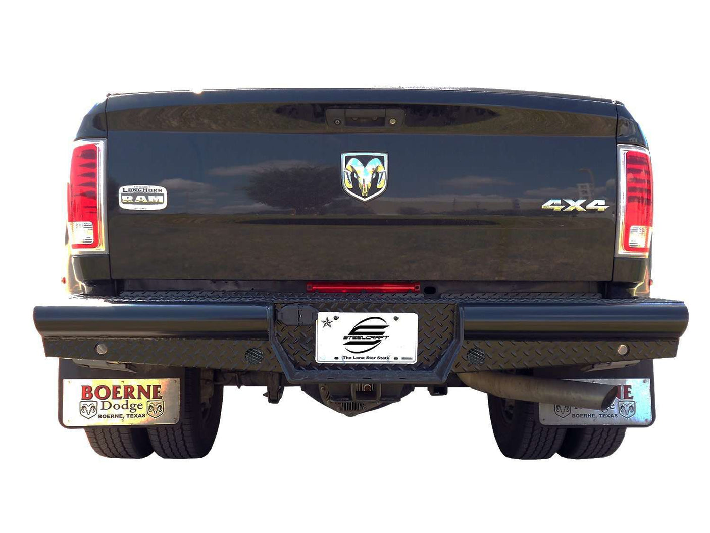 Steelcraft HD22260 2010-2021 Dodge Ram 2500/3500 HD Bumper Replacements Rear Bumper-BumperStock