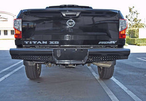 Steelcraft HD24080 2017-2023 Nissan Titan HD Bumper Replacements Rear Bumper - BumperStock