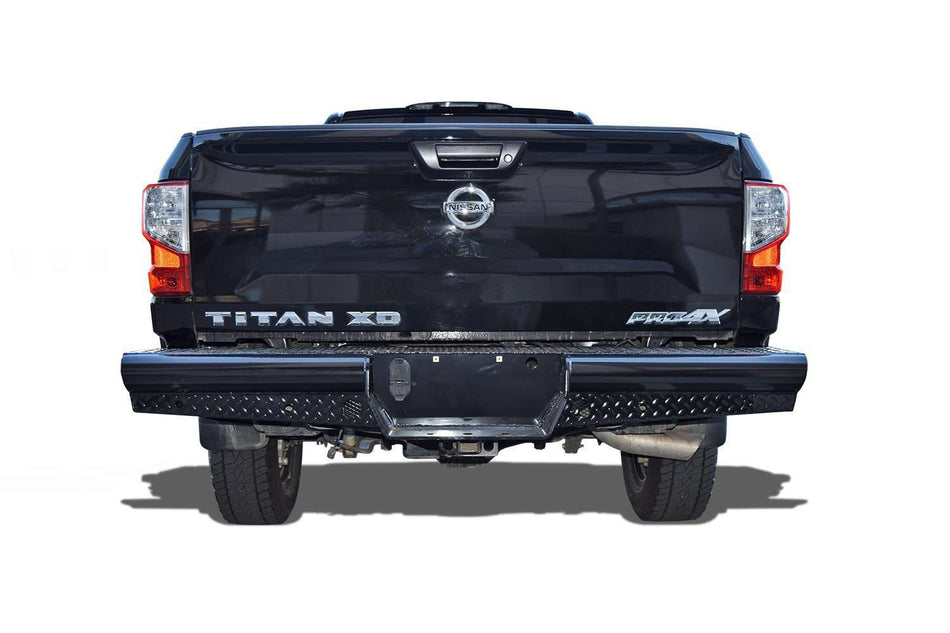 Steelcraft HD24080 2017 - 2024 Nissan Titan HD Bumper Replacements Rear Bumper - Rugged Truck Gear