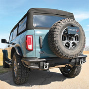 TrailFX BR004T 2021 - 2024 Ford Bronco Rear Bumper - Rugged Truck Gear