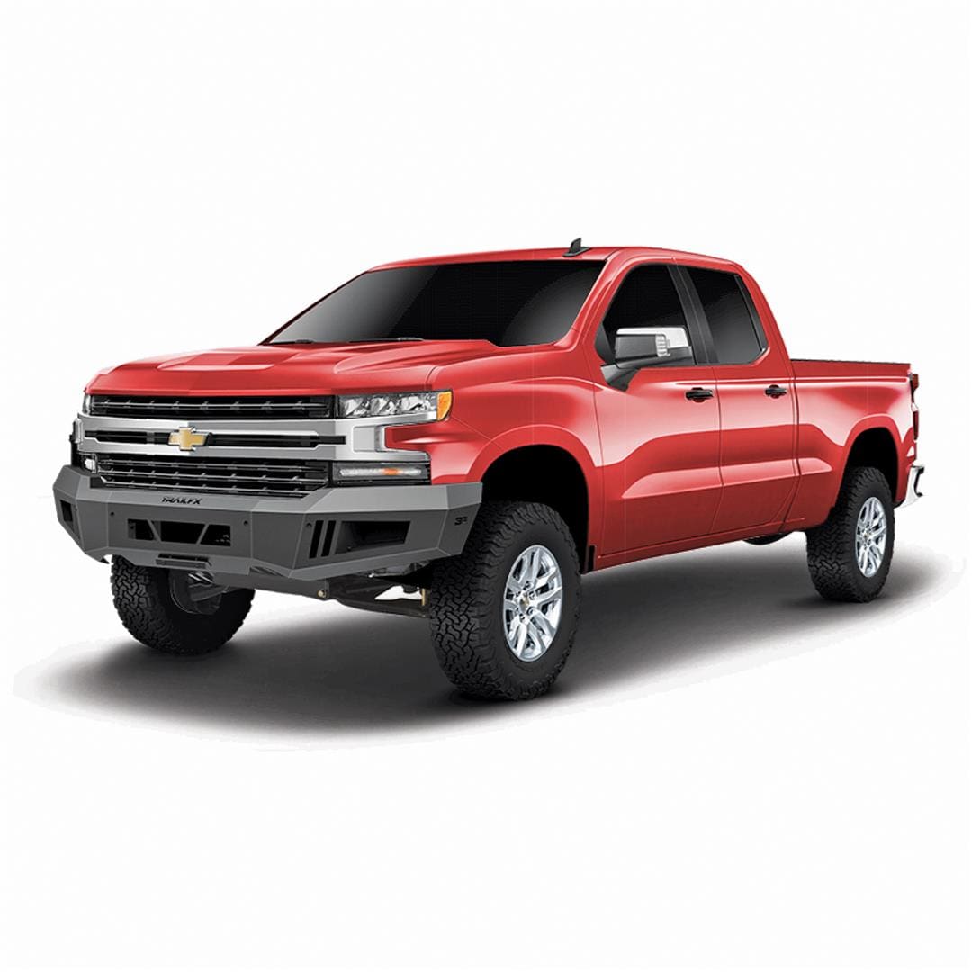 TrailFX FLDB009TI 2019 - 2022 Chevy Silverado 1500 Front Bumper - Rugged Truck Gear