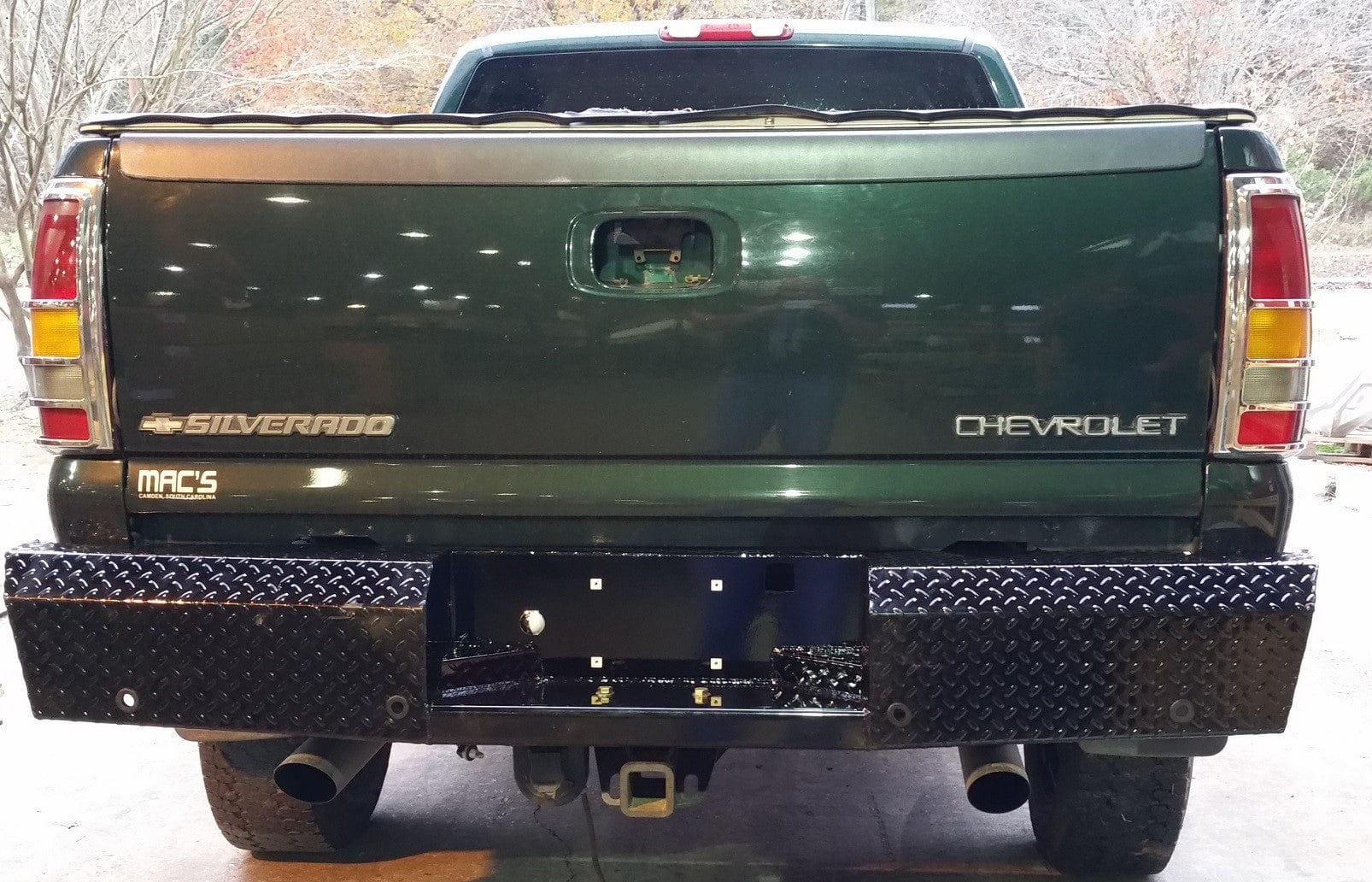 TrailFX FX1003 2003 - 2006 Chevy Silverado 2500/3500 HD Rear Bumper - Rugged Truck Gear
