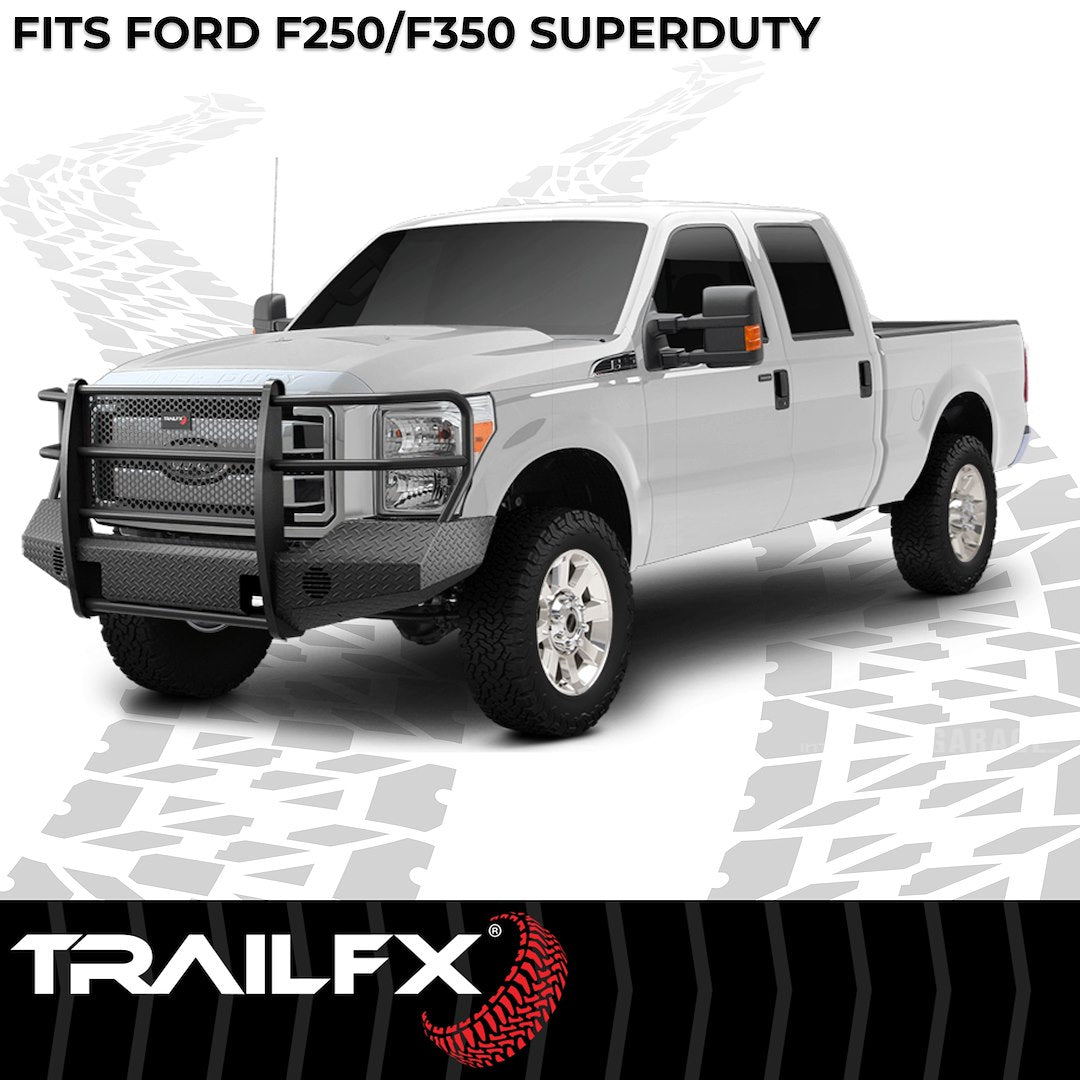TrailFX FX3000A 2011 - 2016 Ford F250/F350/F450/F550 Super Duty Full Replacement Front Bumper - Rugged Truck Gear