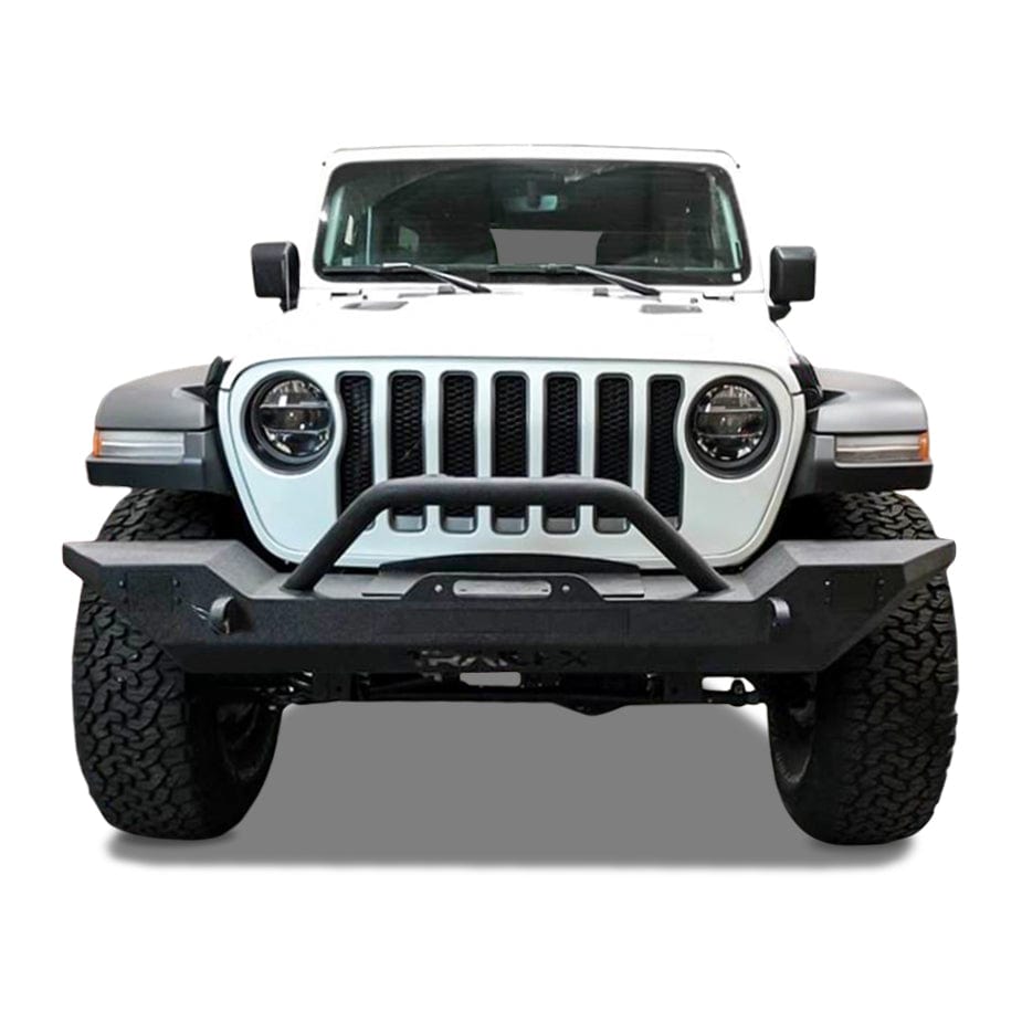TrailFX JL01T 2018 - 2023 Jeep Wrangler JL Front Winch Bumper - Rugged Truck Gear