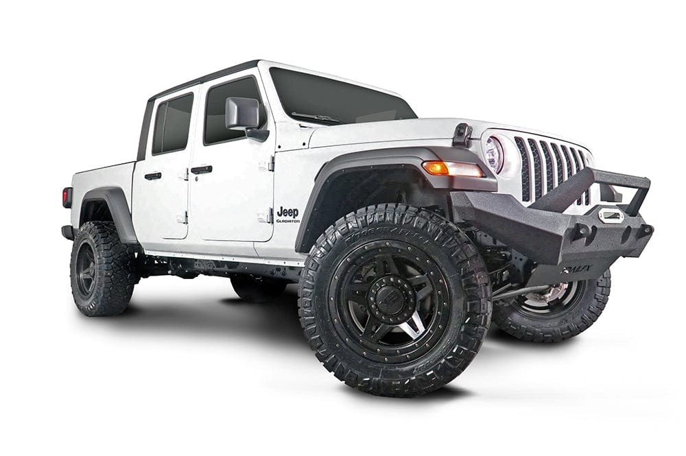 TrailFX JL07T 2018 - 2023 Jeep Wrangler JL Full Width Front Winch Bumper - Rugged Truck Gear