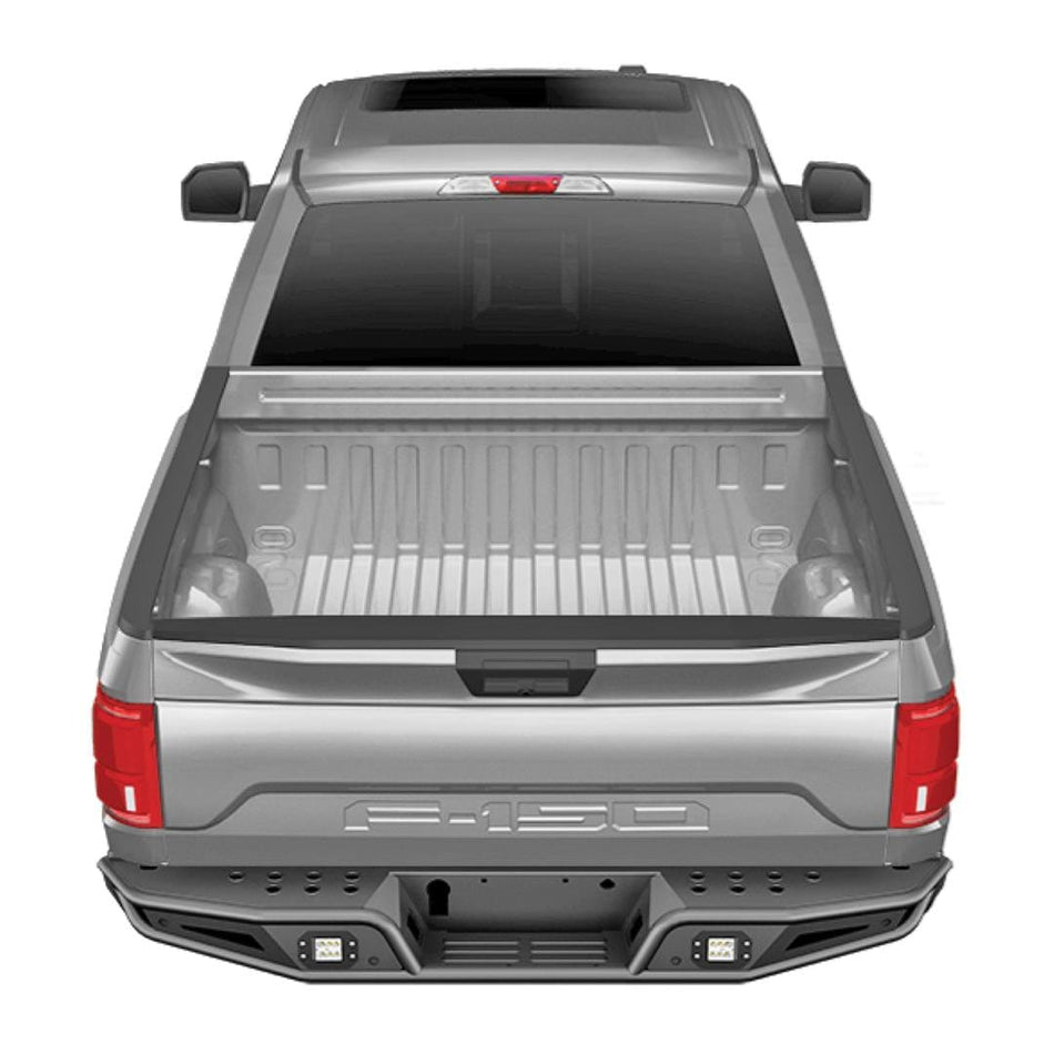 TrailFX RPRB004TI 2017 - 2020 Ford F150 Rear Bumper Pre - Runner - Rugged Truck Gear