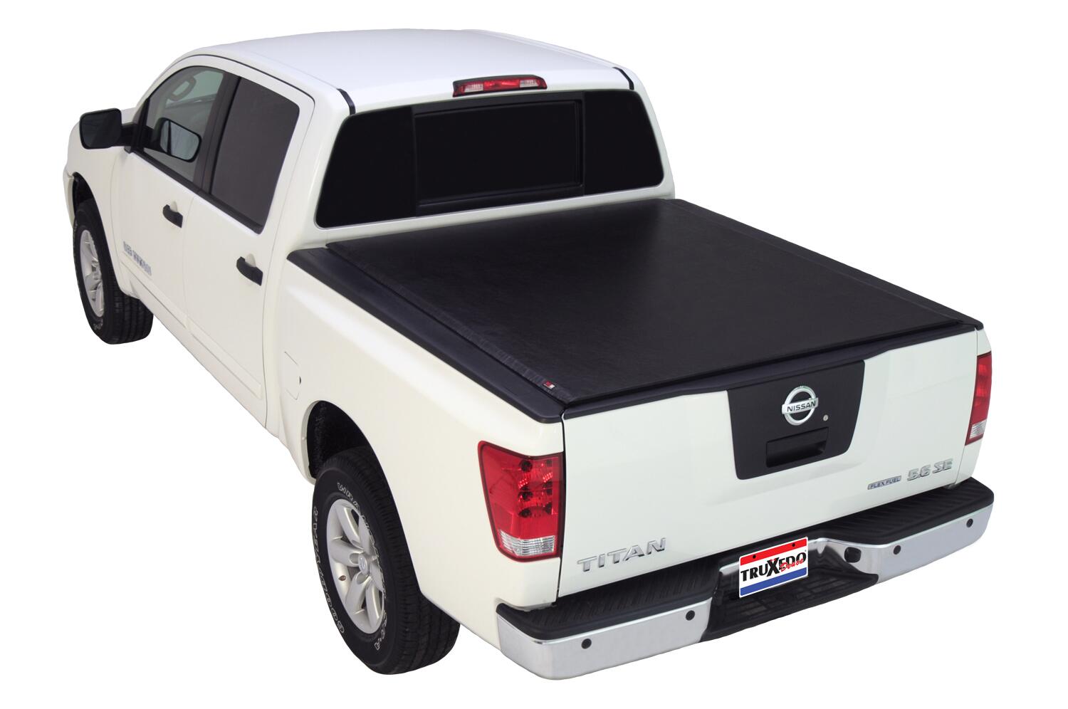 Truxedo Deuce 788801 2017 - 2024 Nissan TITAN Roll - Up Soft Tonneau Cover 8 ft. Bed - Rugged Truck Gear