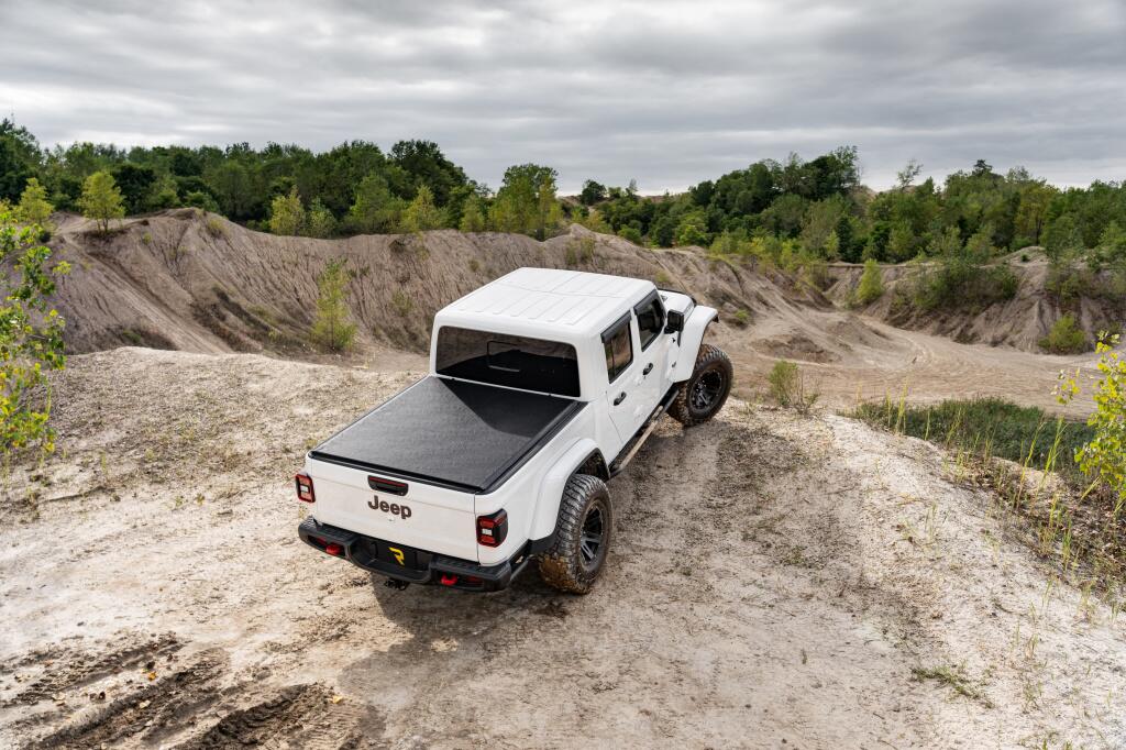 Truxedo Lo Pro 523201 2020 - 2025 Jeep Gladiator JT Roll - Up Soft Tonneau Cover 6 ft. Bed - Rugged Truck Gear