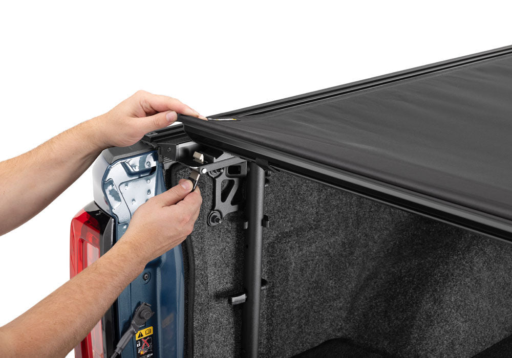 Truxedo Pro X15 TS 1273316 2020 - 2025 GMC Sierra 2500/3500 HD Roll - Up Soft Tonneau Cover 8 ft. Bed - Rugged Truck Gear
