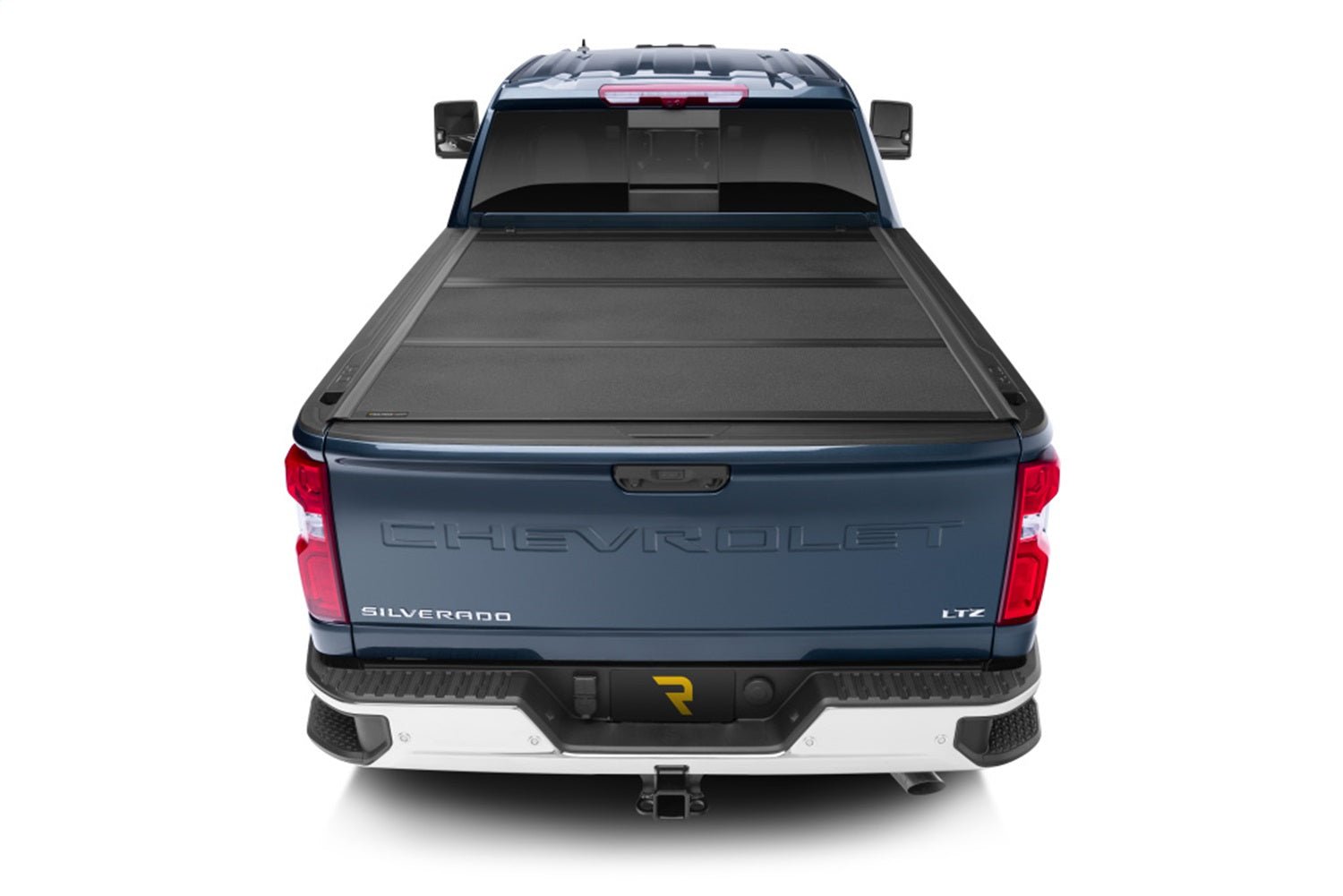 UnderCover Armor Flex AX12024 2020 - 2024 Chevy Silverado 2500/3500 HD Hard Folding Tonneau Cover 8 ft. Bed - Rugged Truck Gear