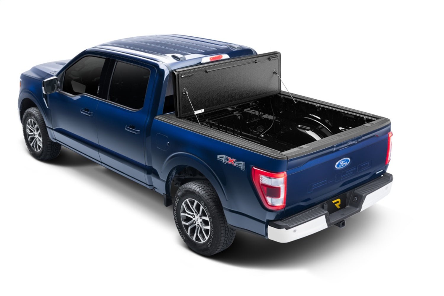UnderCover Armor Flex AX22031 2021 - 2024 Ford F150 Hard Folding Tonneau Cover 8 ft. Bed - Rugged Truck Gear