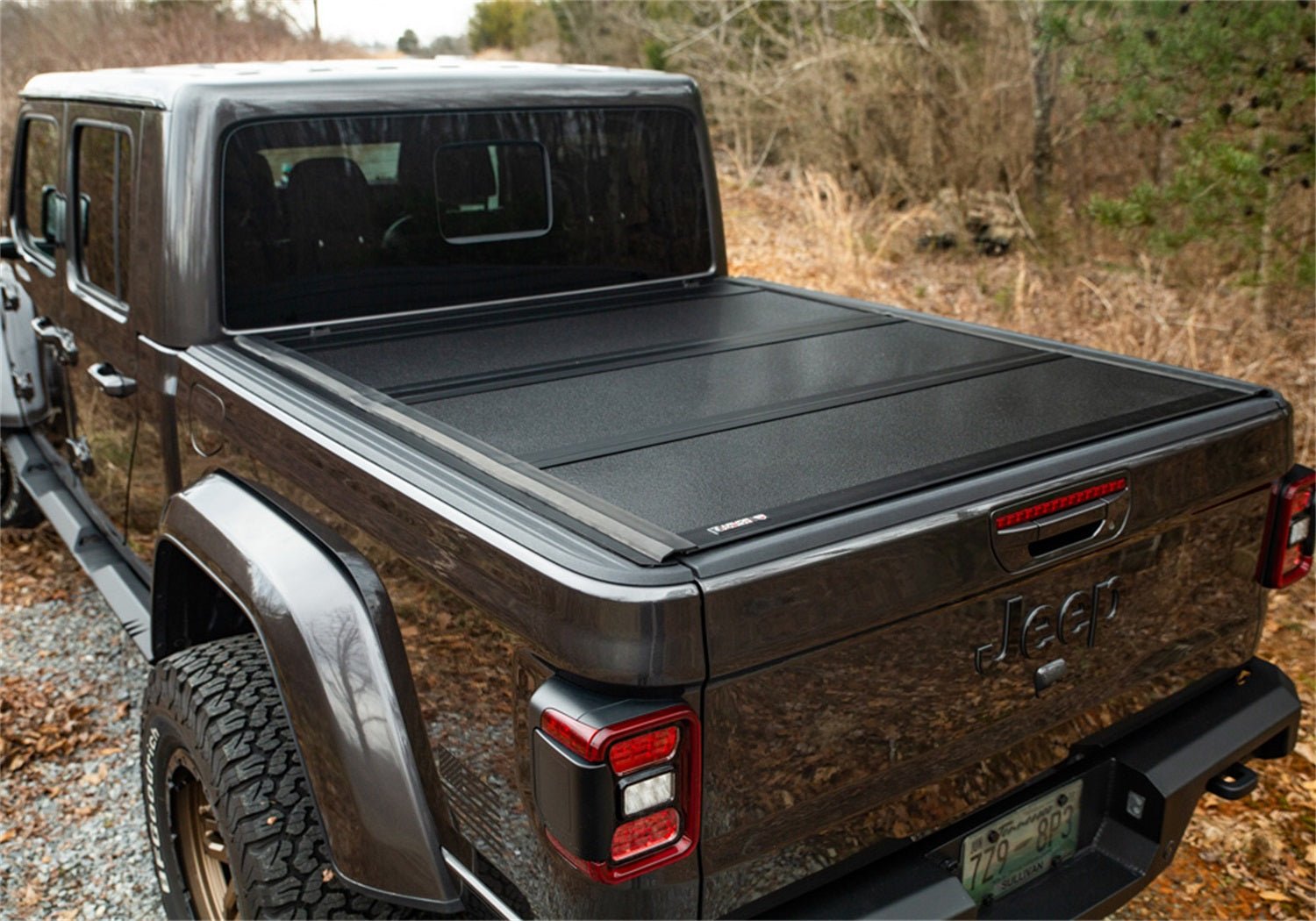 UnderCover Armor Flex AX32010 2020 - 2024 Jeep Gladiator JT Hard Folding Tonneau Cover 6 ft. Bed - Rugged Truck Gear