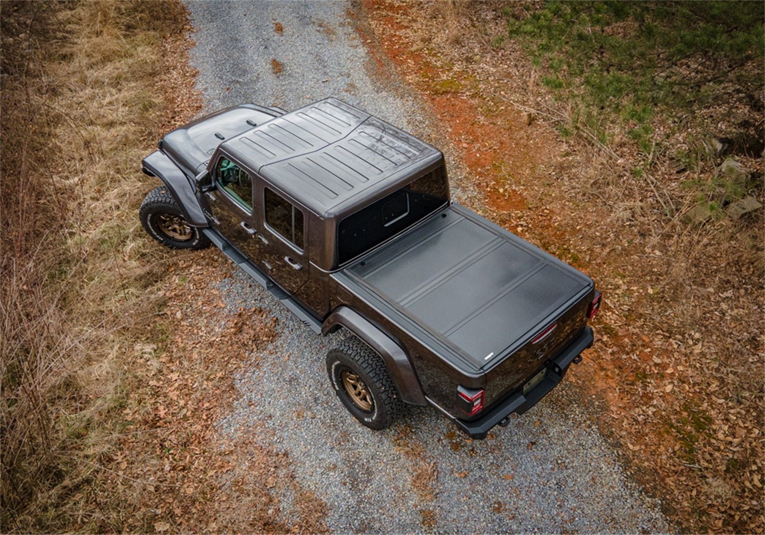 UnderCover Armor Flex AX32010 2020 - 2024 Jeep Gladiator JT Hard Folding Tonneau Cover 6 ft. Bed - Rugged Truck Gear