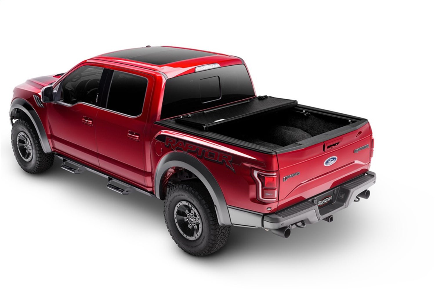 UnderCover Armor Flex AX52016 2017 - 2024 Nissan TITAN Hard Folding Tonneau Cover 8 ft. Bed - Rugged Truck Gear