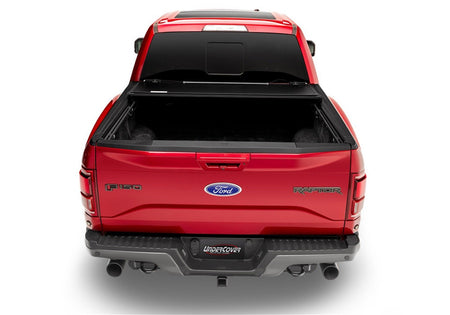 UnderCover Armor Flex AX52016 2017 - 2024 Nissan TITAN Hard Folding Tonneau Cover 8 ft. Bed - Rugged Truck Gear