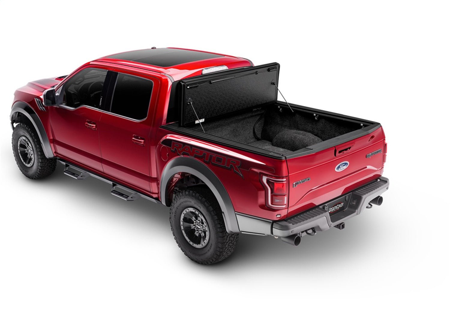 UnderCover Armor Flex AX52016 2017 - 2024 Nissan TITAN Hard Folding Tonneau Cover 8 ft. Bed - Rugged Truck Gear