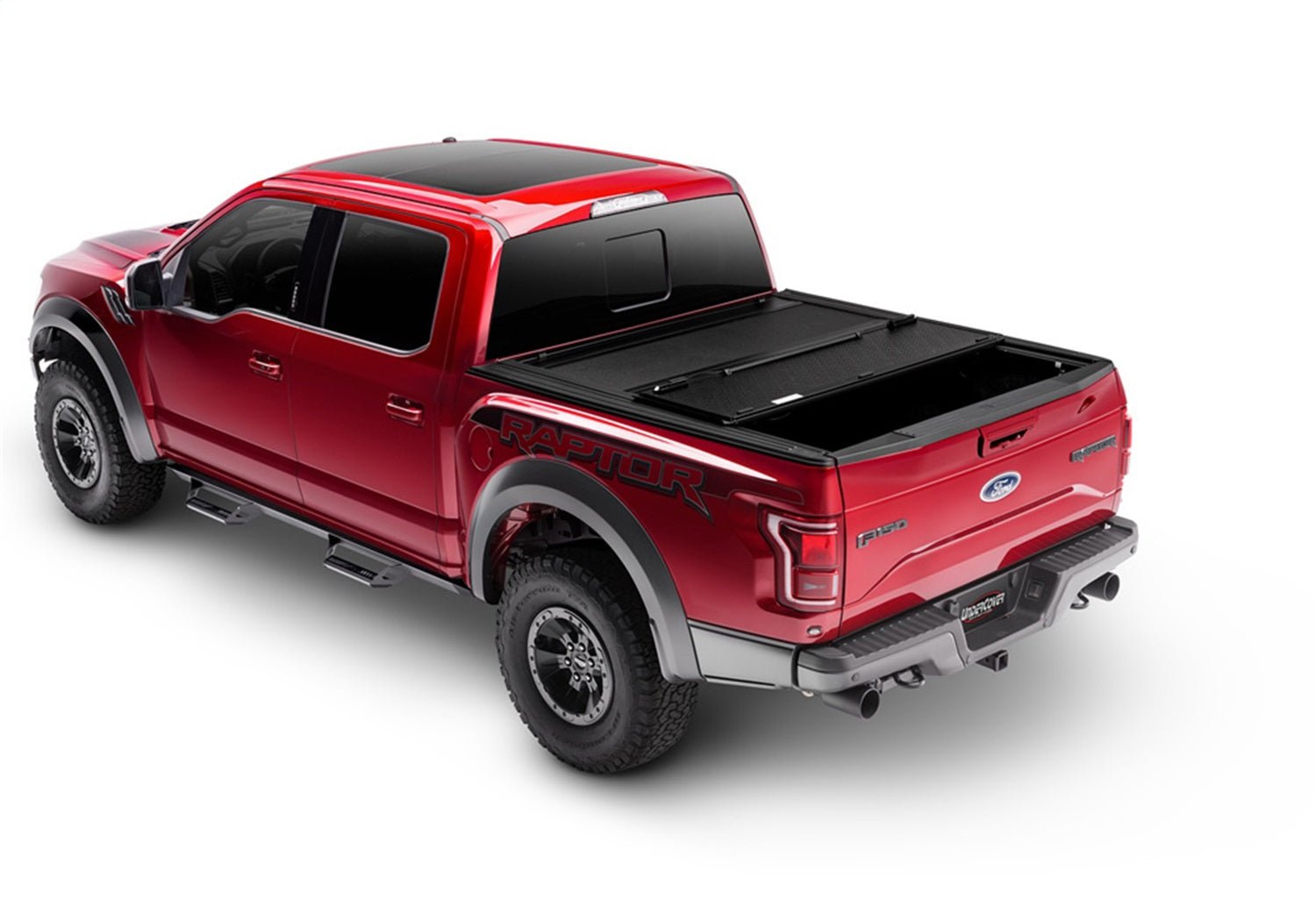 UnderCover Armor Flex AX52016 2017 - 2024 Nissan TITAN Hard Folding Tonneau Cover 8 ft. Bed - Rugged Truck Gear