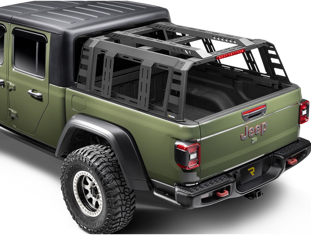 UnderCover Ascend RT298502 2020 - 2024 Jeep Gladiator JT Truck Bed Rack 6 ft. Bed - Rugged Truck Gear