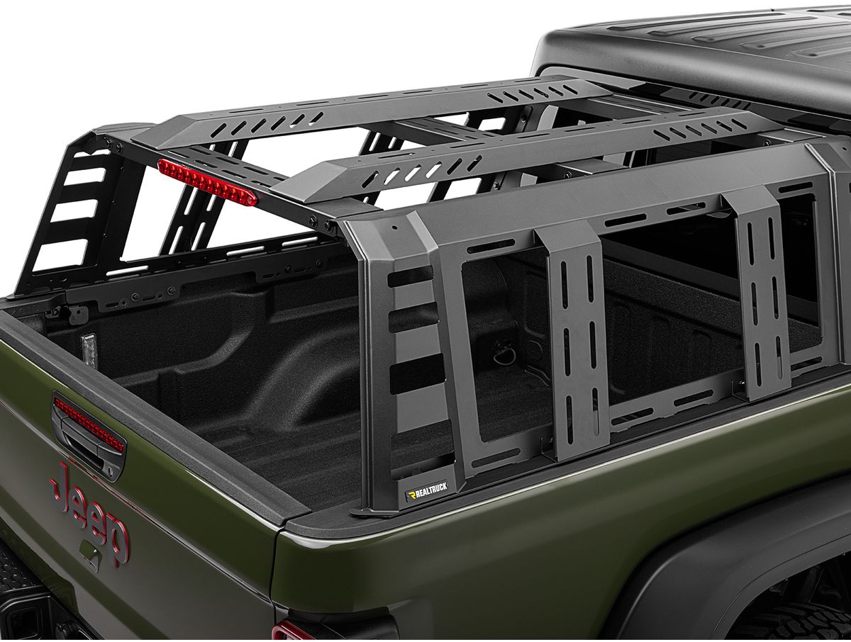 UnderCover Ascend RT298502 2020 - 2024 Jeep Gladiator JT Truck Bed Rack 6 ft. Bed - Rugged Truck Gear