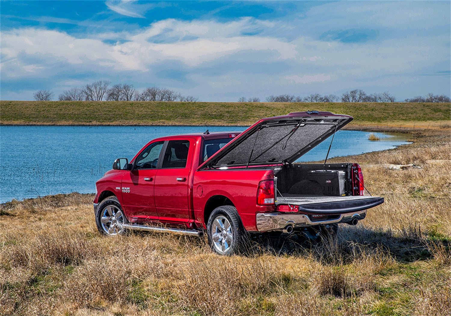 UnderCover Elite LX UC3118L - KCL 2019 - 2023 Dodge Ram 1500 One - Piece Tonneau Cover 8 ft. Bed - Rugged Truck Gear