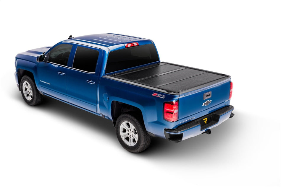 UnderCover Flex FX11006 2007 - 2013 GMC Sierra 1500 Hard Folding Tonneau Cover 6 ft. Bed - Rugged Truck Gear