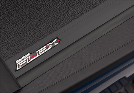 UnderCover Flex FX11019 2014 - 2019 GMC Sierra 2500/3500 HD Hard Folding Tonneau Cover 8 ft. Bed - Rugged Truck Gear