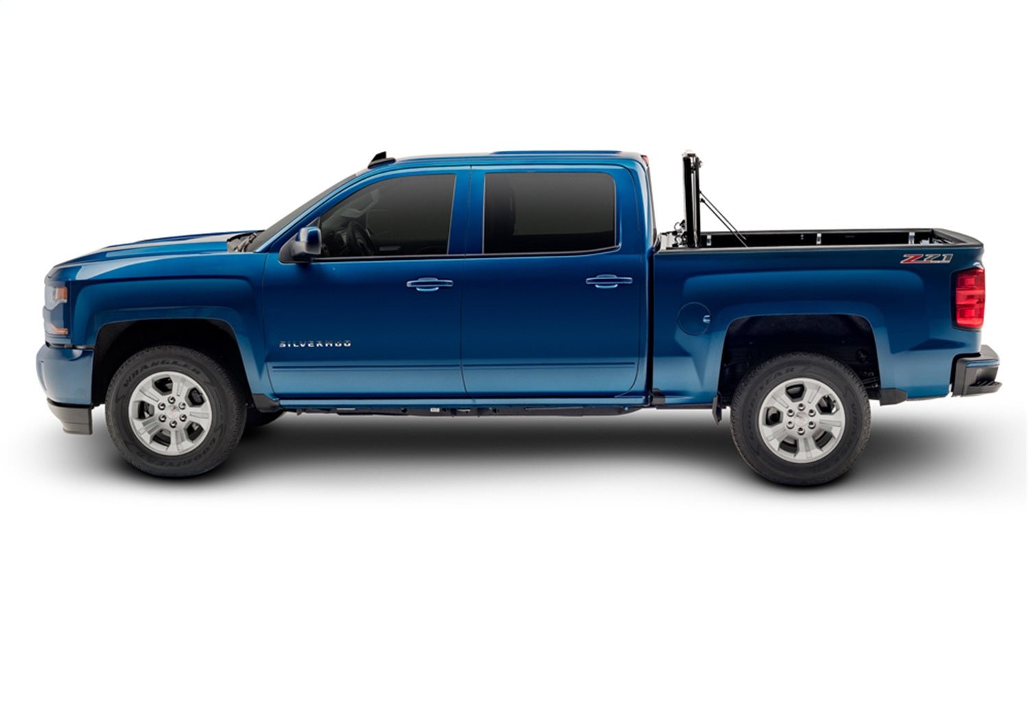 UnderCover Flex FX11025 2014 - 2018 GMC Sierra 1500 Hard Folding Tonneau Cover 8 ft. Bed - Rugged Truck Gear
