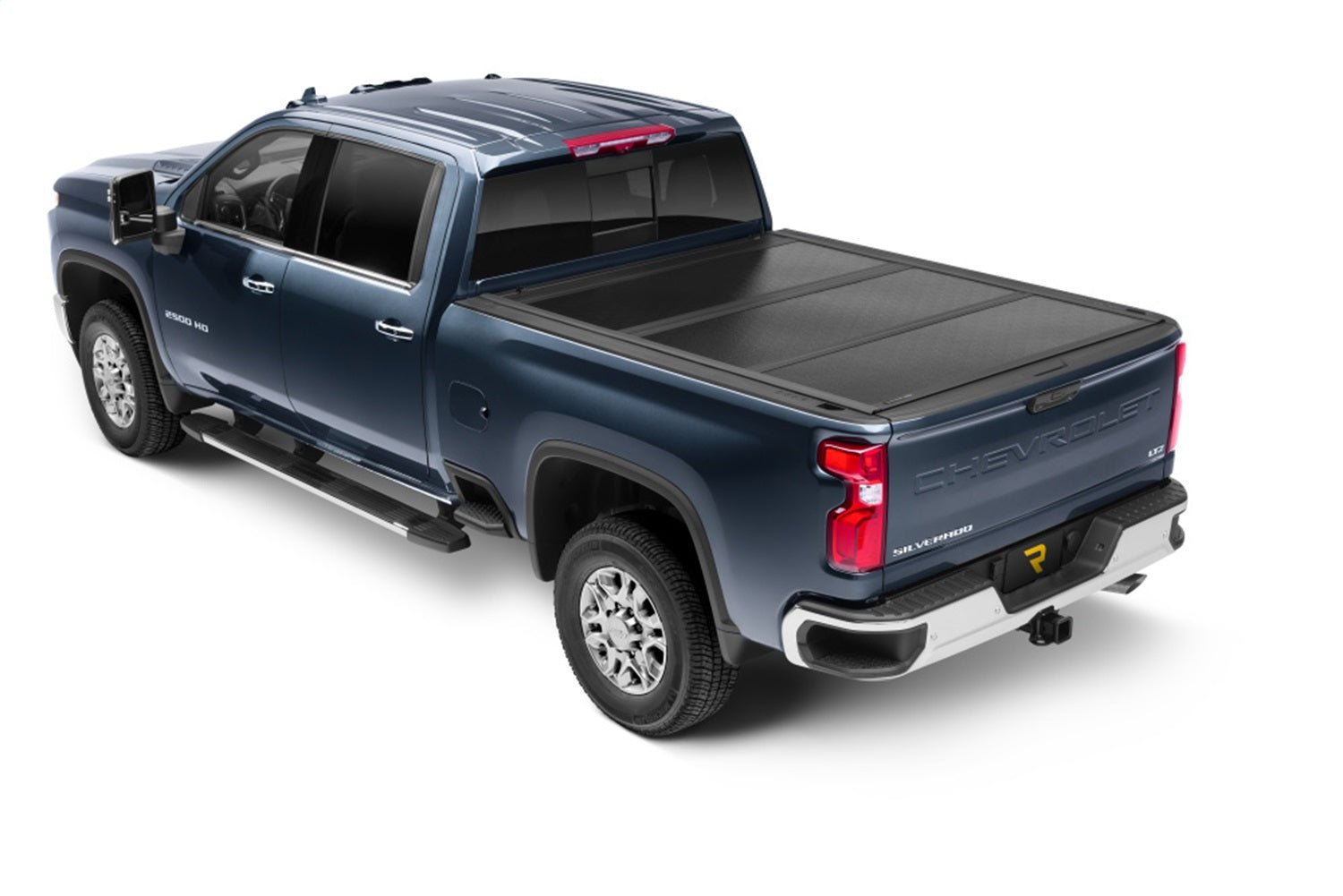 UnderCover Flex FX11026 2020 - 2024 Chevy Silverado 2500/3500 HD Hard Folding Tonneau Cover 8 ft. Bed - Rugged Truck Gear