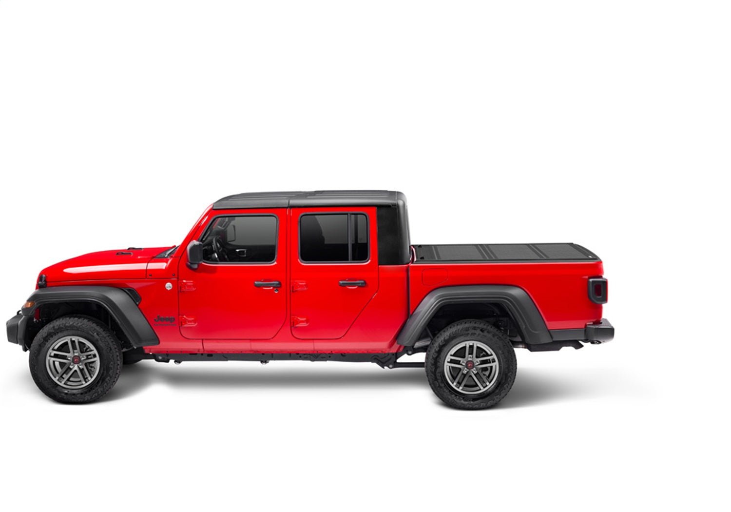 UnderCover Flex FX31010 2020 - 2024 Jeep Gladiator JT Hard Folding Tonneau Cover 6 ft. Bed - Rugged Truck Gear