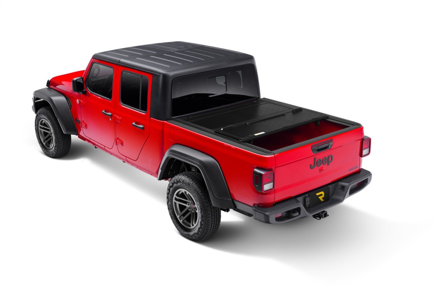 UnderCover Flex FX31010 2020 - 2024 Jeep Gladiator JT Hard Folding Tonneau Cover 6 ft. Bed - Rugged Truck Gear