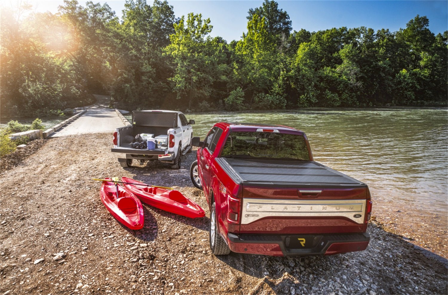 UnderCover Flex FX41020 2024 Toyota Tacoma Hard Folding Tonneau Cover 8 ft. Bed - Rugged Truck Gear