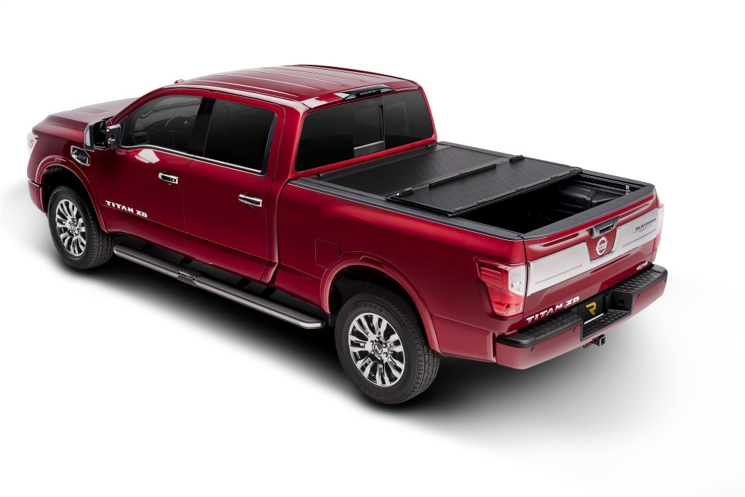 UnderCover Flex FX51013 2017 - 2024 Nissan TITAN Hard Folding Tonneau Cover 6 ft. Bed - Rugged Truck Gear