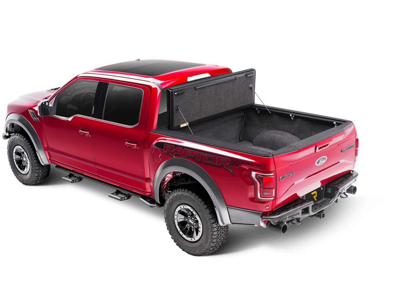 UnderCover Fusion AR22030L-J1 2021-2022 Ford F150 Hard Folding Tonneau Cover 8 ft. Bed