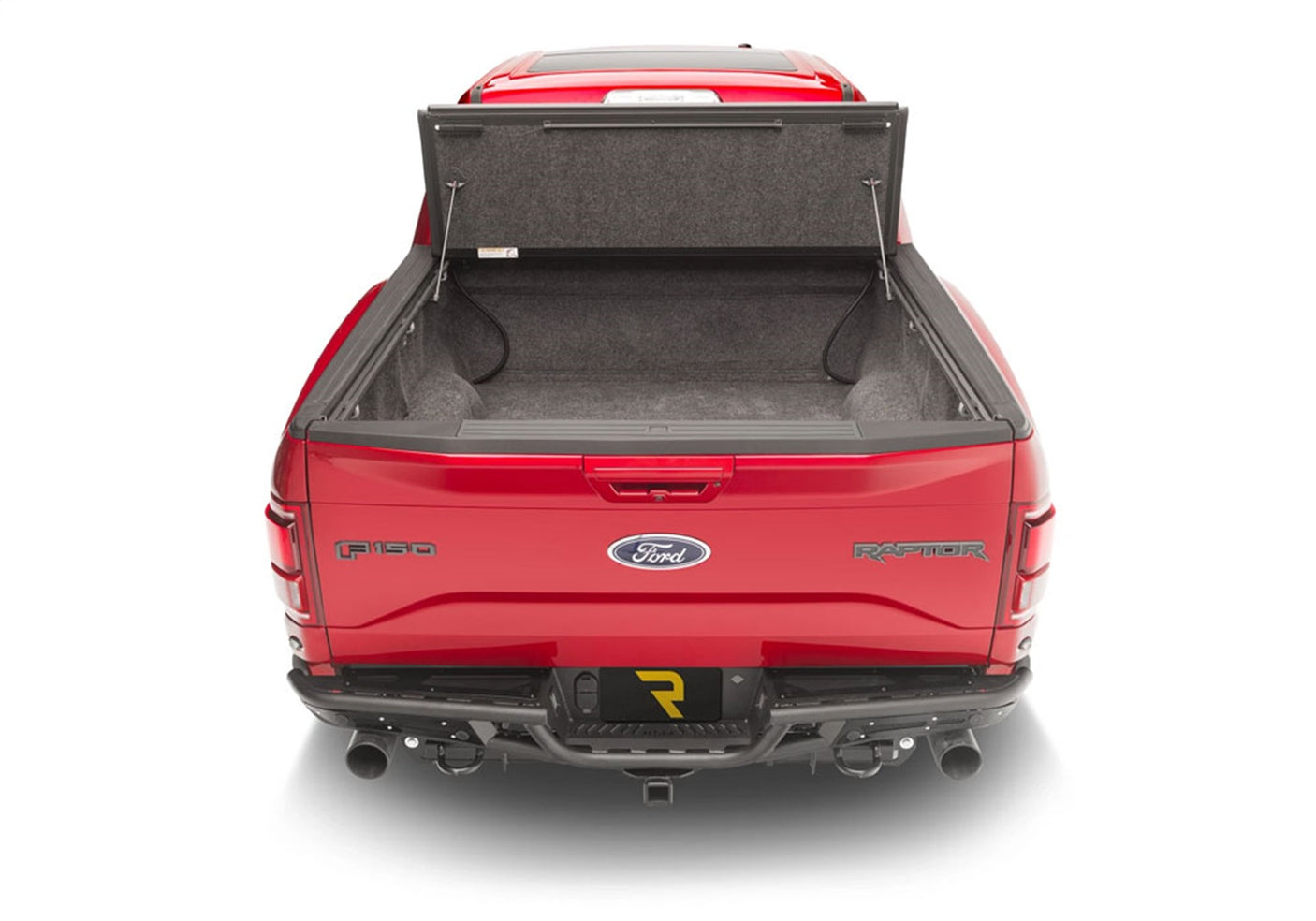 UnderCover Fusion AR22030L-J1 2021-2022 Ford F150 Hard Folding Tonneau Cover 8 ft. Bed
