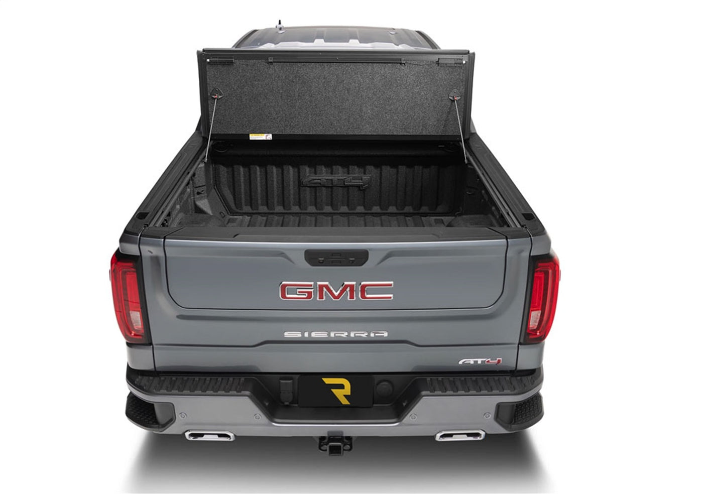 UnderCover Fusion AR12023L-GPA 2019-2020 GMC Sierra 1500 Hard Folding Tonneau Cover 8 ft. Bed