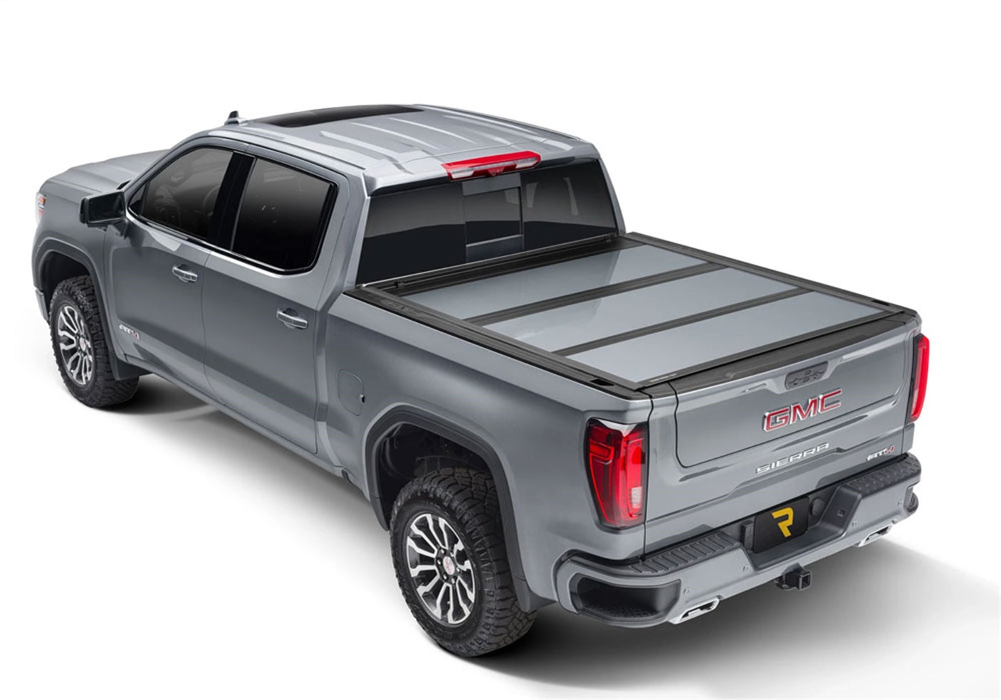 UnderCover Fusion AR12023L-GPA 2019-2020 GMC Sierra 1500 Hard Folding Tonneau Cover 8 ft. Bed