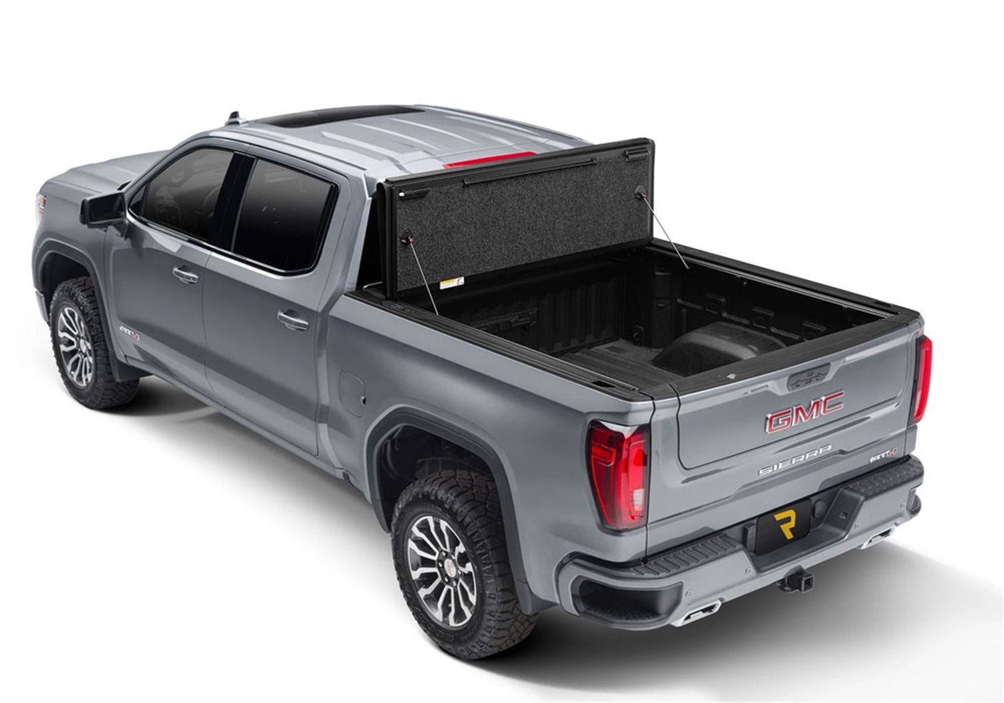UnderCover Fusion AR12023L-GPA 2019-2020 GMC Sierra 1500 Hard Folding Tonneau Cover 8 ft. Bed