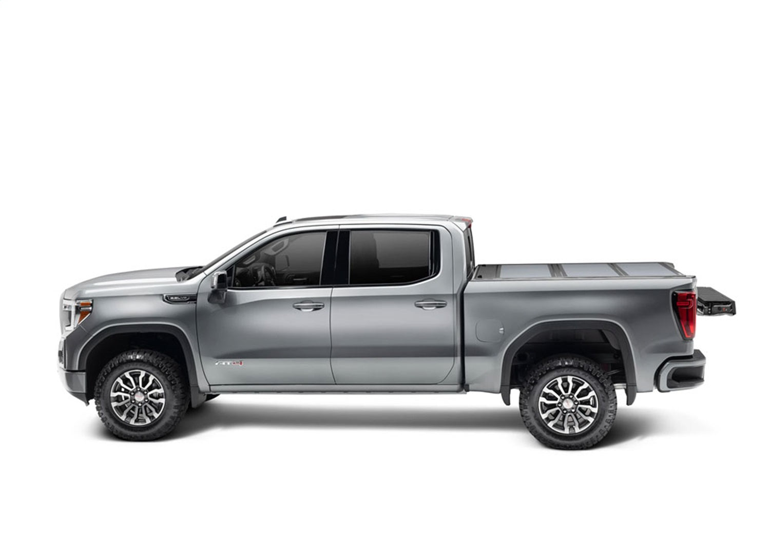 UnderCover Fusion AR12019L - 50 2014 - 2019 GMC Sierra 1500 Hard Folding Tonneau Cover 8 ft. Bed - Rugged Truck Gear