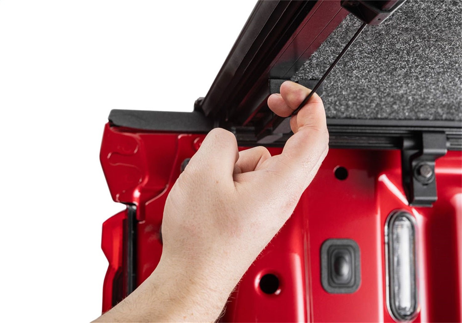 UnderCover Fusion AR22021L - D1 2017 - 2024 Ford F250/F350 Super Duty Hard Folding Tonneau Cover 8 ft. Bed - Rugged Truck Gear