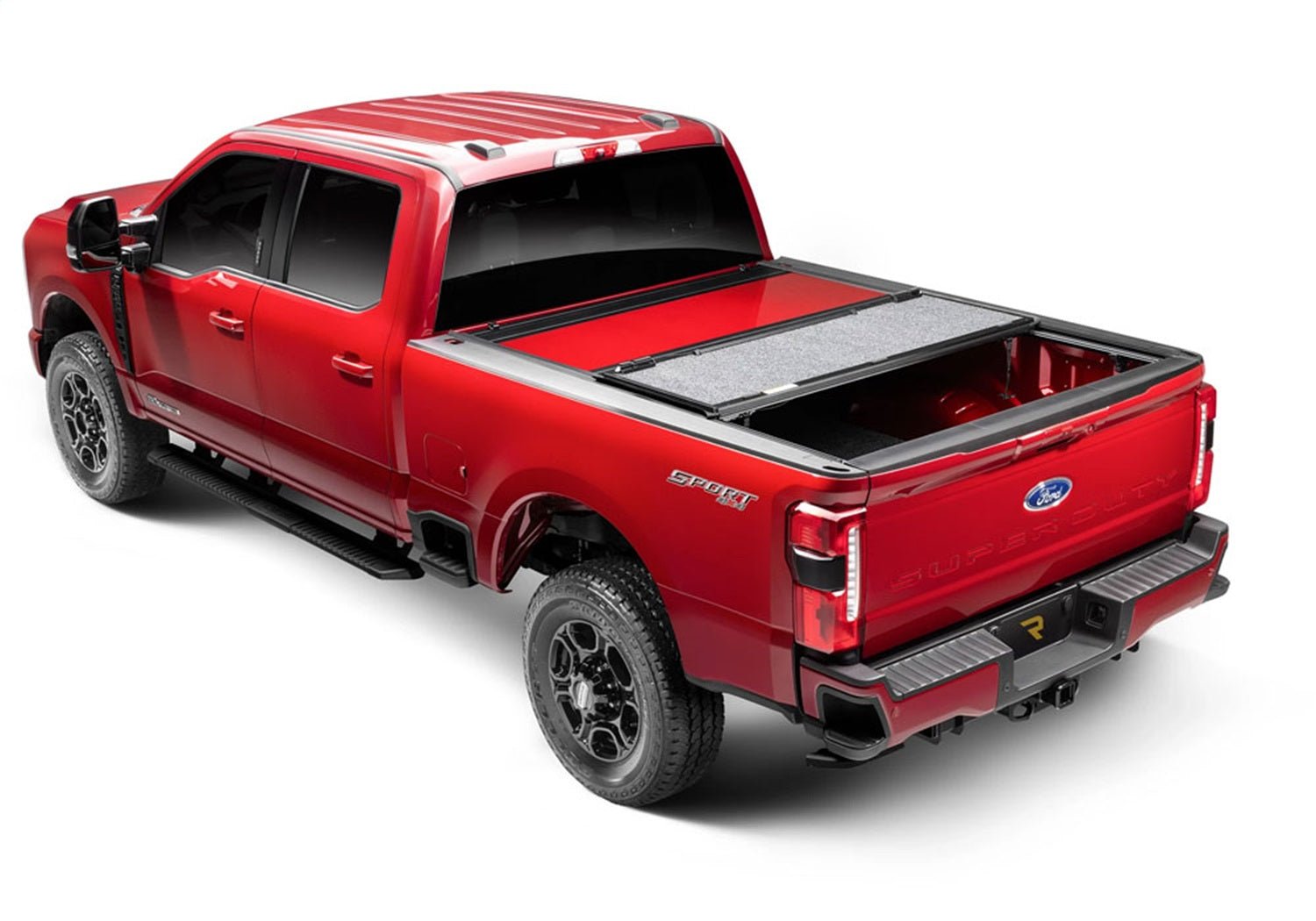 UnderCover Fusion AR22021L - UX 2017 - 2020 Ford F250 Super Duty Hard Folding Tonneau Cover 8 ft. Bed - Rugged Truck Gear