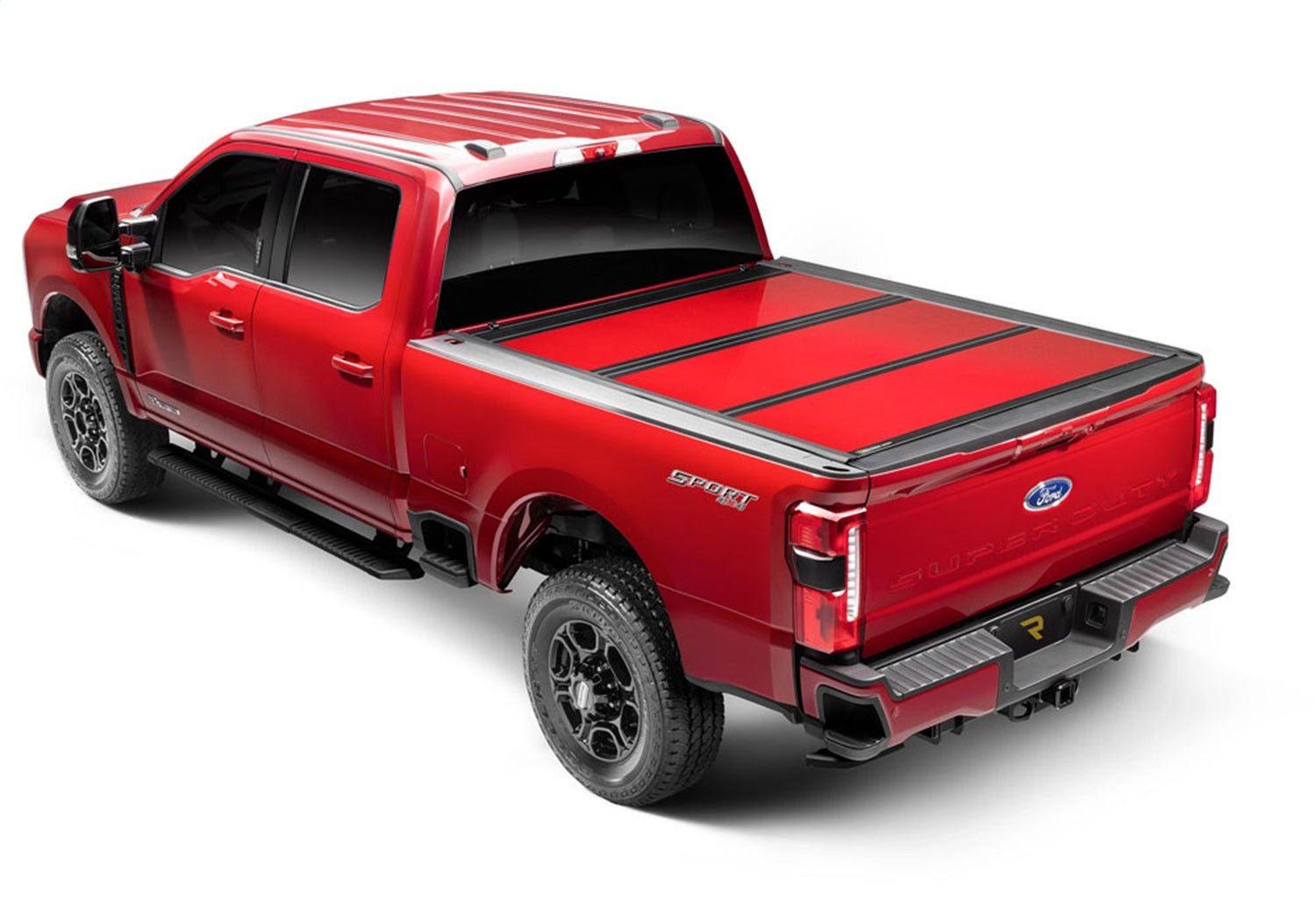 UnderCover Fusion AR22021L - YZ 2017 - 2024 Ford F250/F350 Super Duty Hard Folding Tonneau Cover 8 ft. Bed - Rugged Truck Gear